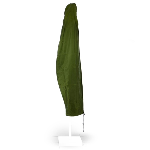 Schutzhülle Ampelschirm Ø 3m Reißverschluss Grün Wetterschutz Polyester 2,20m