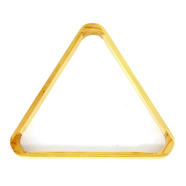 Billard Snooker Pool Dreieck Triangel aus Holz Billardtisch Echtholz natur-braun