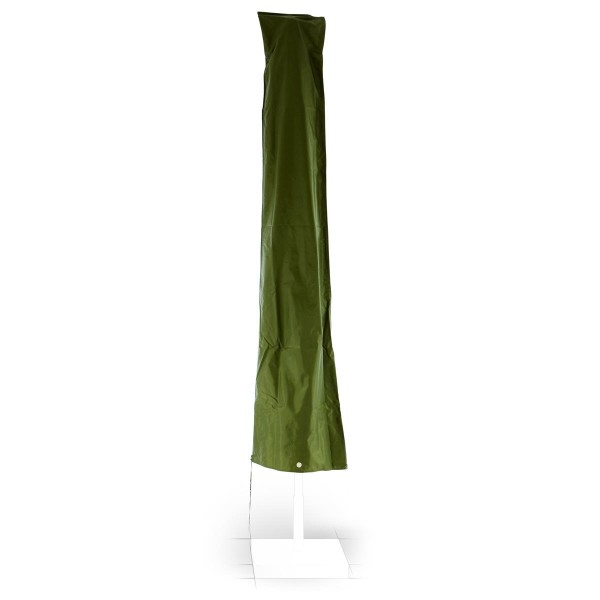Schutzhülle Sonnenschirm Ø 4m Reißverschluss Grün Wetterschutz Polyester 2,30m
